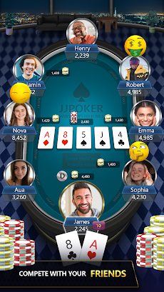 JJPoker : Poker with Friendsのおすすめ画像3