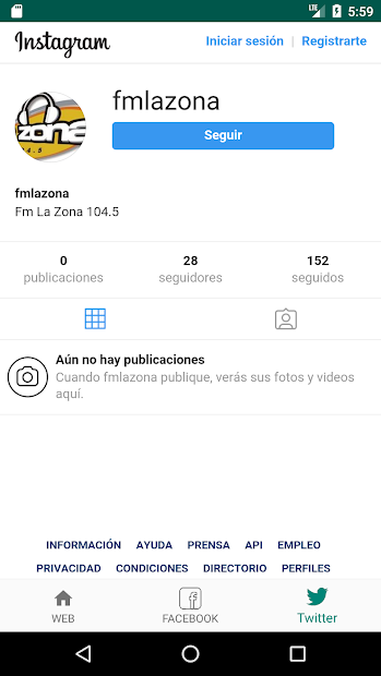 Screenshot 2 FM LA ZONA android