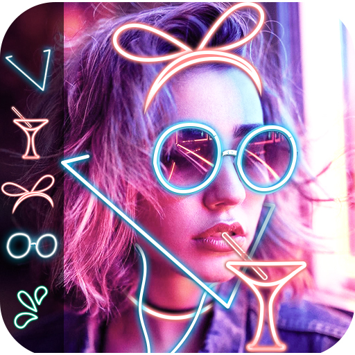 Shinning Neon Photo editor - N
