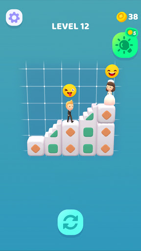 Android application Drag cubes: Puzzle Sort screenshort