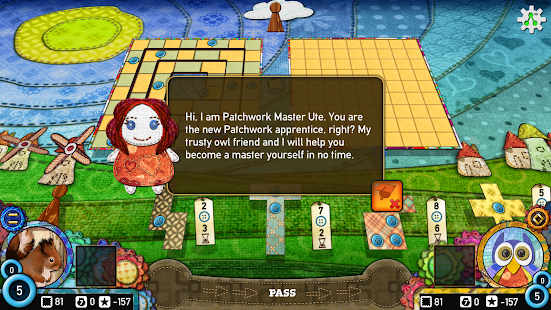 Patchwork A captura de tela do jogo