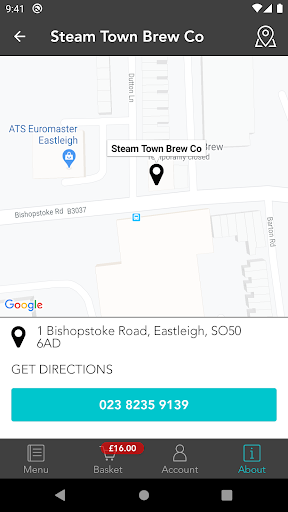 Android application Steam Town Brew Co screenshort