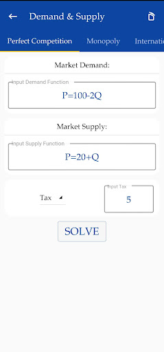 Econ Solver Screen 2