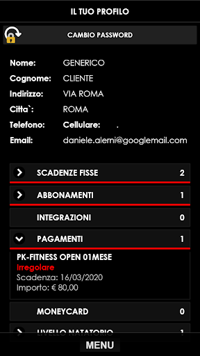 Italiana Fitness 2020 Screen 3