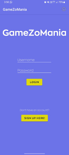 Android application GameZoMania screenshort