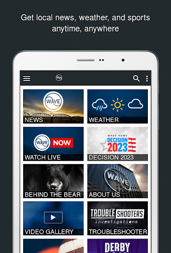 Screenshot of WAVE Local News