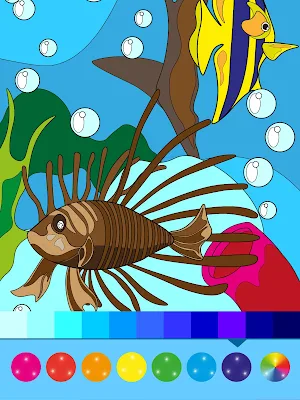 Underwater World Coloring Book screenshot 8