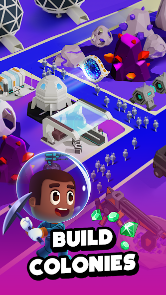Space Colony: Idle Click Miner 4.0.3 APK + Mod (Unlimited money) for Android