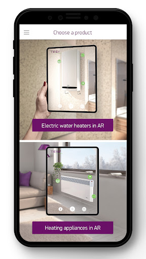 Android application TESY AR screenshort
