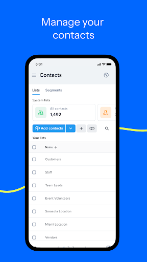 Screenshot of SimpleTexting