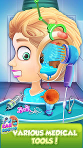 Captura de Pantalla 1 Oído Doctor Juego - Cuidado android