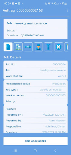 MaintMobile Screen 3