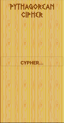 Android application Pythagorean cipher screenshort