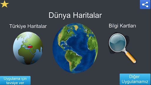Android application Coğrafya Haritalar TYT-AYT screenshort