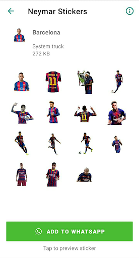 Neymar Stickers Screen 3