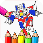 Cover Image of ดาวน์โหลด Robots and Toys Coloring Games  APK