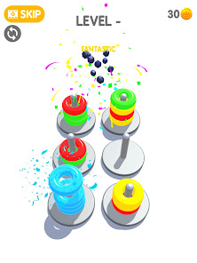 Captura de Pantalla 6 Hoop Color Sort Ring Games android