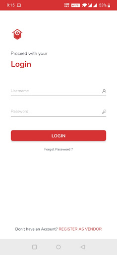 PocketMall - Merchant/Vendor Screen 2