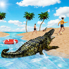Crocodile Hunt Animal Game 3d icon