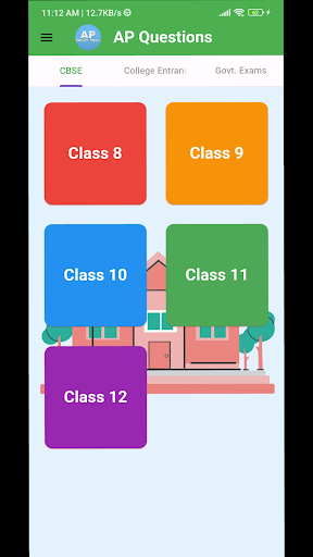 Android application AP Question Papers screenshort