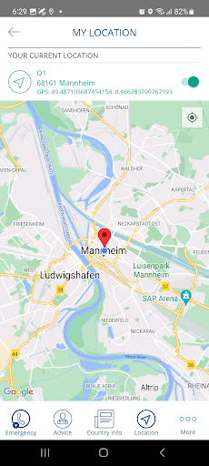 Hilfe im In- und Ausland Screen 2