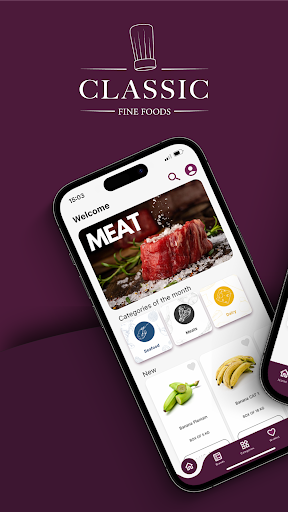 Android application Classic Fine Foods Export screenshort