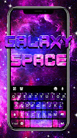 screenshot of Galaxy Space New Theme