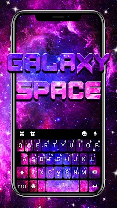Galaxy Space キーボードのおすすめ画像1
