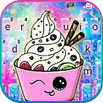 Cover Image of Download Tasty Ice Cream Keyboard Theme  APK