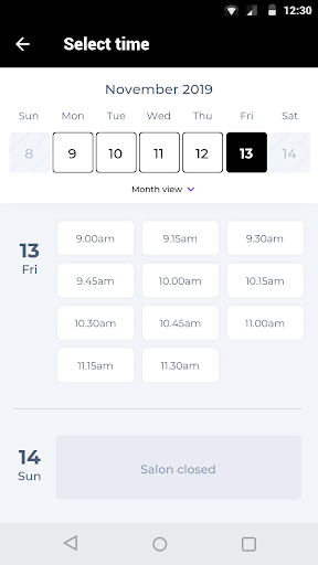 Time Clinic Screen 3