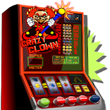slot machine crazy clown icon