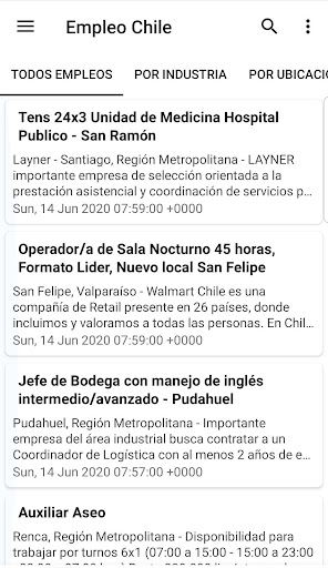 Empleo Chile Screen 2