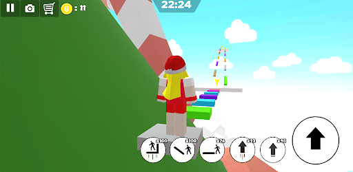 Christmas parkour sweet girl Screen 2
