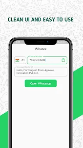 WhatsApp Direct Message-Whatzz