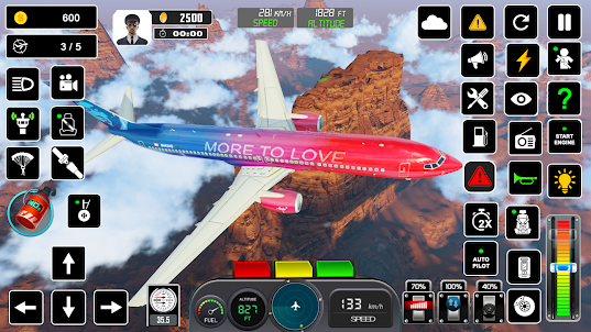 Baixar Simulador de piloto de avião para PC - LDPlayer