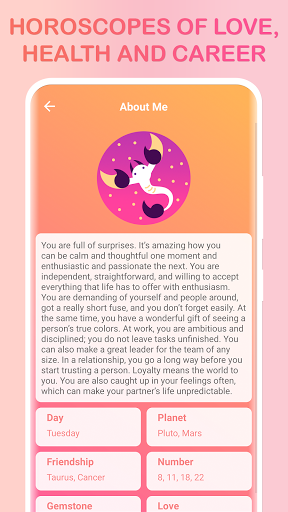 Daily Horoscopes 2020 Screen 2