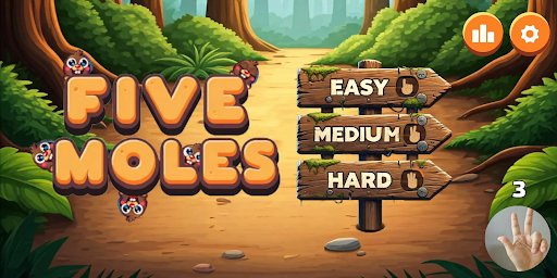 Five Moles  Hand Tracking