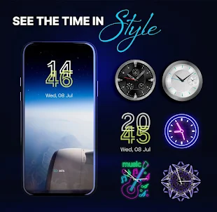 Smart Digital Clock Theme