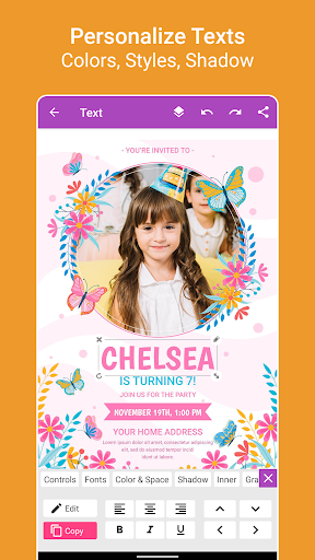Birthday Greeting Cards Maker Screen 3
