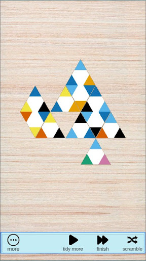 Android application tidy triangles screenshort