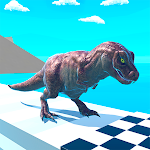 Cover Image of Herunterladen Dino Run 3D - Dinosaurier-Ansturm 2.2 APK