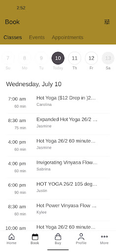 Coachella Yoga Screen 2