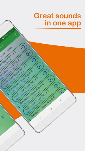 Notification Sounds. tones Screen 2