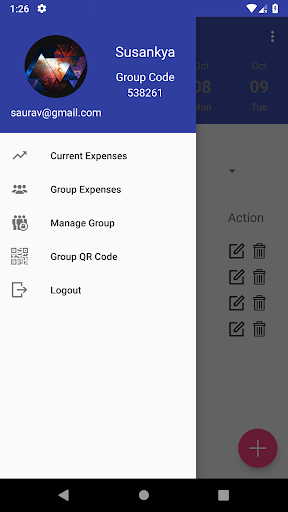 Android application Hisab Kitab - Expense manager screenshort
