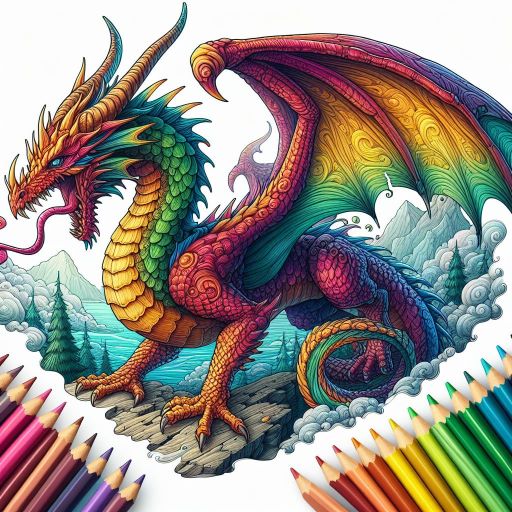 Dragons Paint By Number logo