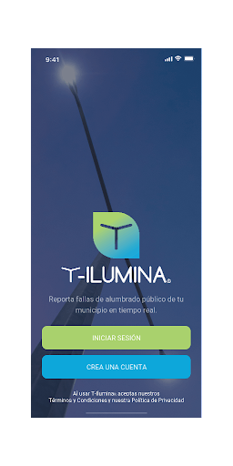 Android application T-ilumina screenshort