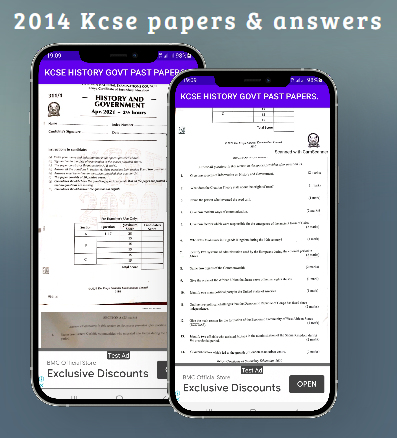 Kcse 2014 past papers.