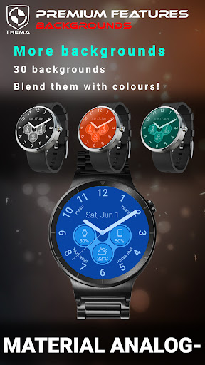 Material Analogic Watch Face screenshot 5