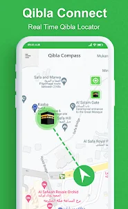 Qibla Finder และเข็มทิศ Qibla