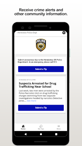 Android application Hermiston PD screenshort